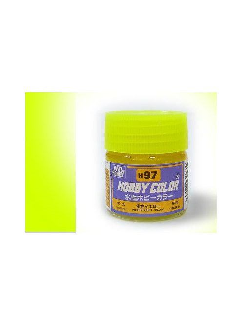 Mr. Hobby - Hobby Color H97 FLUORESCENT YELLOW (fényes)