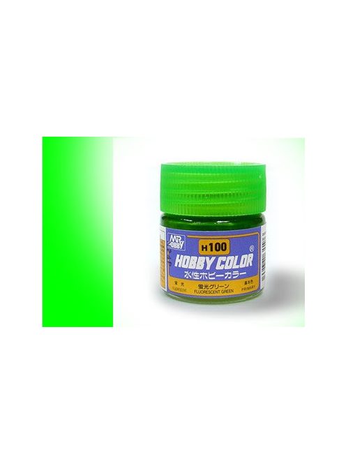 Mr. Hobby - Hobby Color H100 FLUORESCENT GREEN (fényes)