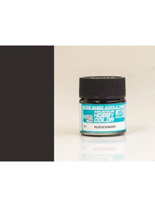 Mr. Hobby - Aqueous Hobby Color H452 Soot Black