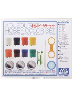   Mr Hobby - Gunze - Mr Hobby -Gunze Aqueous Hobby Color Set (8 x 10ml)