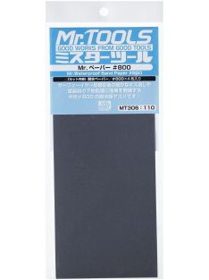   Mr. Hobby - Mr Hobby -Gunze Mr. Waterproof Sand Paper #800 x 4 Sheets