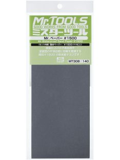   Mr. Hobby - Mr Hobby -Gunze Mr. Waterproof Sand Paper #1500 x 4 Sheets