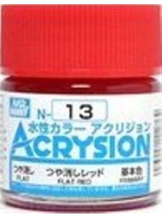 Mr. Hobby - Mr Hobby -Gunze Acrysion (10 ml) Flat Red