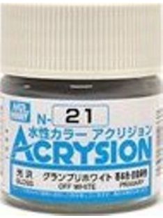   Mr Hobby - Gunze - Mr Hobby -Gunze Acrysion (10 ml) Off White