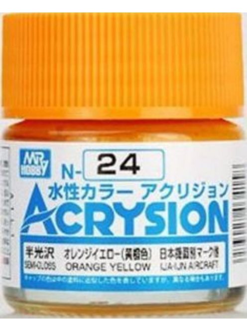 Mr. Hobby - Mr Hobby -Gunze Acrysion (10 ml) Orange Yellow