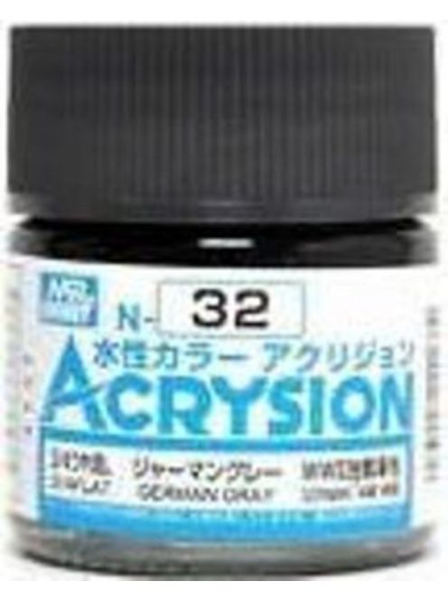 Mr. Hobby - Mr Hobby -Gunze Acrysion (10 ml) German Gray