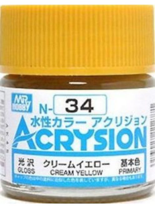 Mr. Hobby - Mr Hobby -Gunze Acrysion (10 ml) Cream Yellow