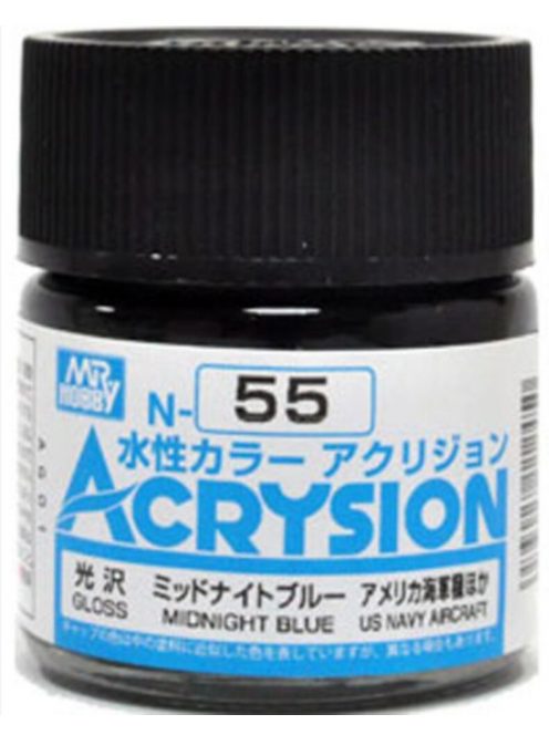 Mr. Hobby - Mr Hobby -Gunze Acrysion (10 ml) Midnight Blue