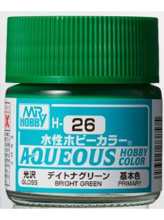   Mr. Hobby - Aqueous Hobby Color - Renew (10 ml) Brigth Green H-026