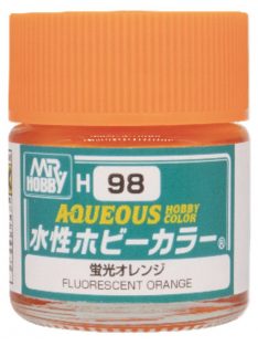   Mr Hobby - Mr Hobby -Gunze Aqueous Hobby Colors  (10 ml) Fluorescent Orange