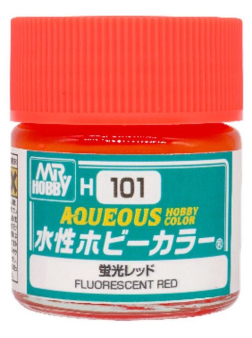 Mr Hobby - Mr Hobby -Gunze Aqueous Hobby Colors  (10 ml) Fluorescent Red