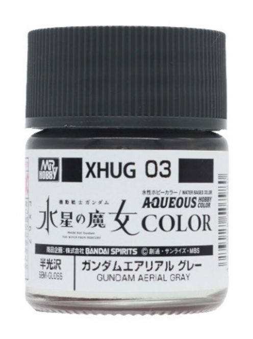 Mr Hobby - Mr Hobby -Gunze AQUEOUS GUNDAM COLOR (10ml) GUNDAM AERIAL GRAY