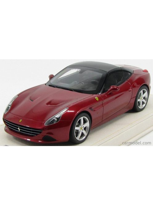 Mr-Models - Ferrari California T Spider Closed Roof 2014 Rosso California Nero Stellato - Red Met Black