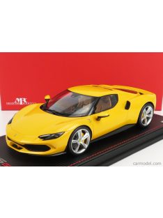   Mr-Models - Ferrari 296 Gtb Hybrid 830Hp V6 2021 - Con Vetrina - With Showcase Giallo Tristrato - Yellow Met