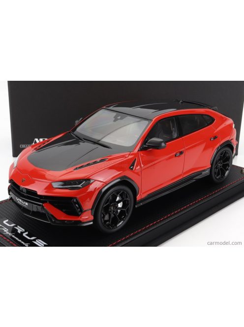 Mr-Models - Lamborghini Urus Performante 2022 - Con Vetrina - With Showcase Rosso Arancio - Orange