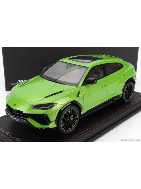 Mr-Models - Lamborghini Urus S 2022 - Con Vetrina - With Showcase Verde Mantis - Green Met