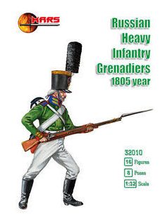 Mars Figures - Russian heavy infantry grenadiers,1805ye