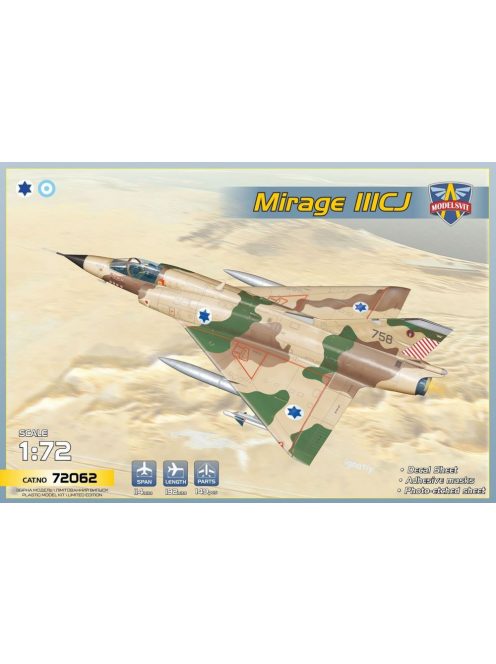 Modelsvit - Mirage IIICJ (Shahak) fighter ( 5 camo schemes)