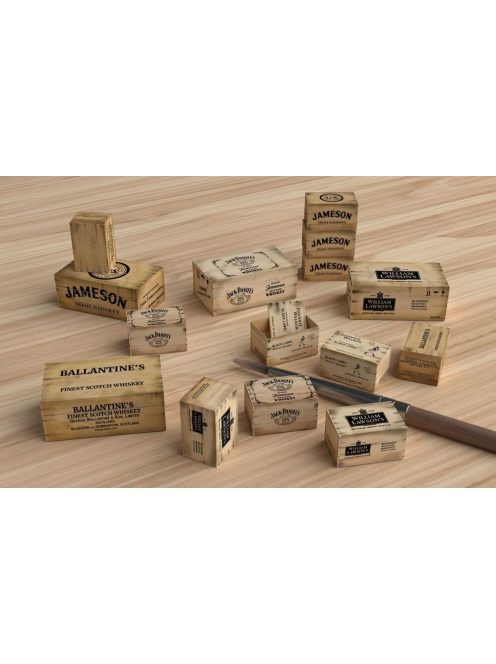 Matho Models - Wooden Crates: whiskey