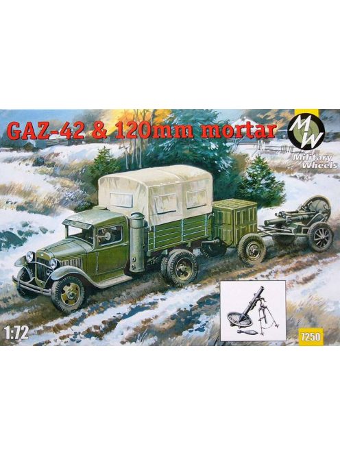Military Wheels - GAZ-42 & 120 mm mortar
