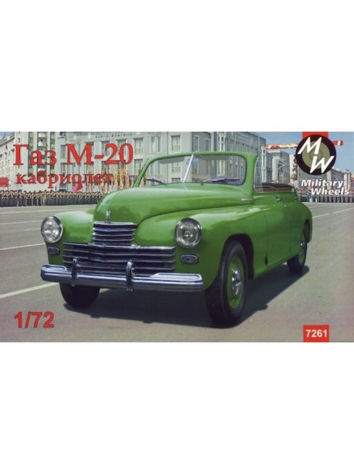 Military Wheels - GAZ-M20 Pobeda cabriolet, Soviet car