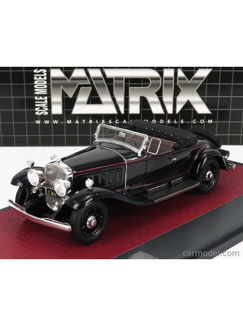 Matrix Scale Models - Cadillac 452A V16 Roadster Fleetwood Open 1930 Black