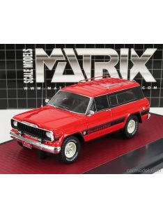 Matrix Scale Models - Jeep Cherokee Chief Sj 4X4 1980 Red