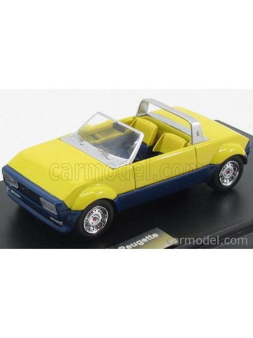 Matrix Scale Models - Peugeot 104 Peugette Pininfarina Spider 1976 Yellow Blue