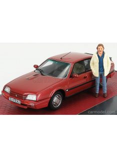   Matrix Scale Models - Citroen Cx Gti Turbo Ii 1986 With Figure Horst S.Duisburg Red