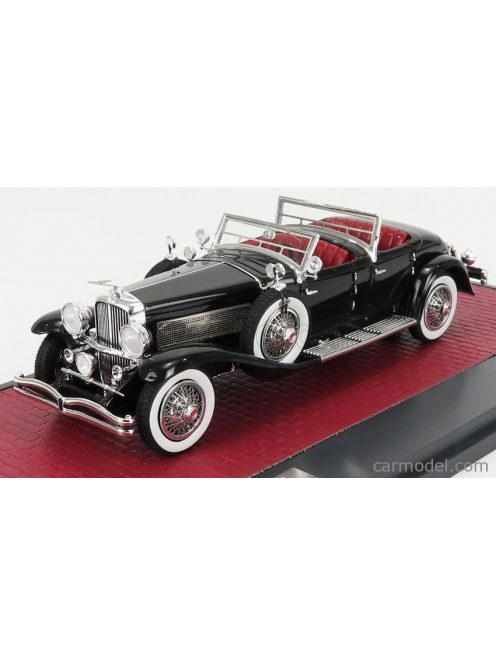 Matrix Scale Models - Duesenberg Sj 2608 Torpedo Pheaton Walker Cabriolet Open 1930 Black