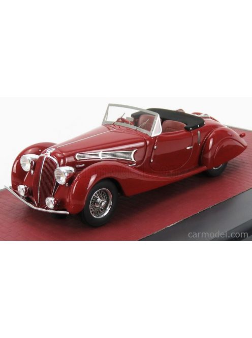 Matrix Scale Models - Delahaye 135Ms Grand Sports Roadster Figoni Falaschi Open 1939 Red