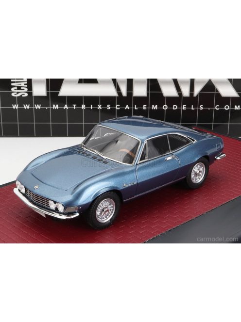 Matrix Scale Models - Fiat Dino Pininfarina Berlinetta Speciale Prototype 1965 Ferrari Engine Blue Met