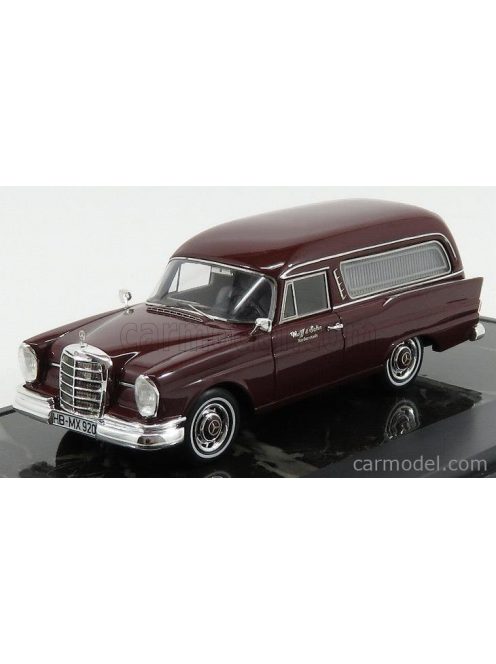 Matrix Scale Models - Mercedes Benz 220Se W111 Polmann Hearse Carro Funebre 1966 Red