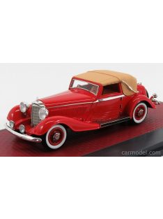   Matrix Scale Models - Mercedes Benz 500K By Corsica Dhc Cabriolet Closed 1935 Red