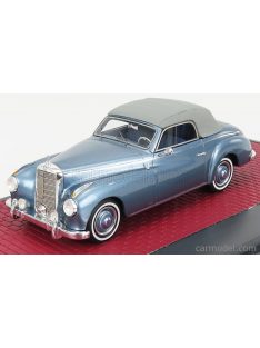   Matrix Scale Models - Mercedes Benz 220A (W187) Wendler Cabriolet Closed 1952 Light Blue Met Grey