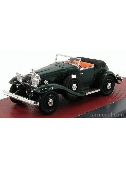 Matrix Scale Models - Stutz Dv32 Super Bearcat Cabriolet Open 1932 Green