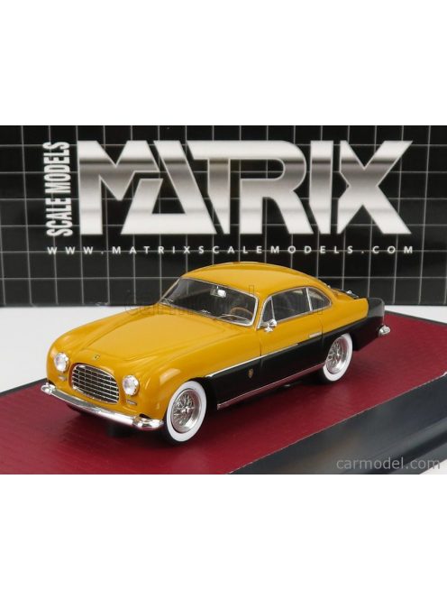 Matrix Scale Models - Ferrari 212 Inter Coupe Ch.191 Ghia 1952 - Personal Car Juan Peron Yellow Black