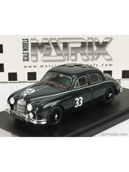 Matrix Scale Models - Jaguar Mkii 3.4 Litre N 33 Winner Silverstone Daily Express Trophy 1958 Green