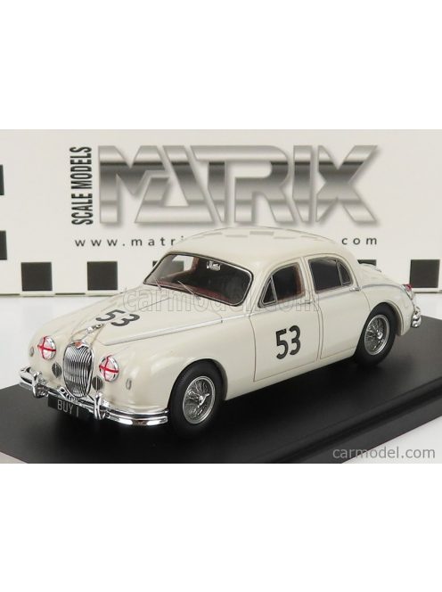 Matrix Scale Models - Jaguar Mkii 3.4 Litre N 53 2Nd Siverstone Annual International Trophy Meeting 1959 White