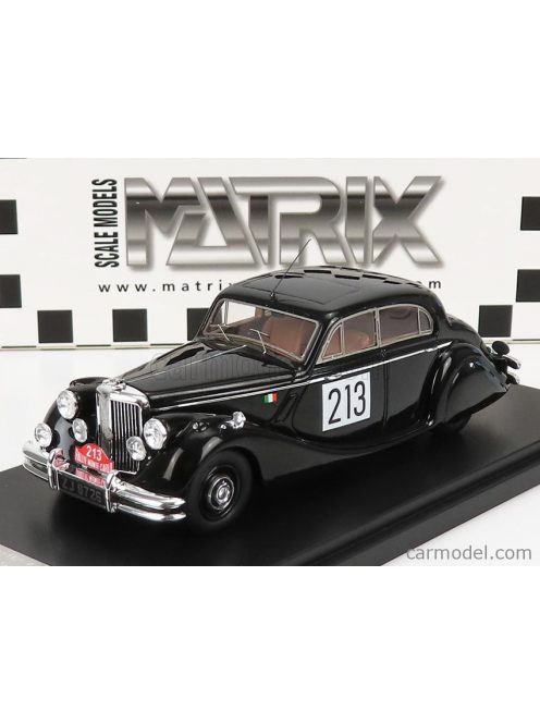 Matrix Scale Models - Jaguar Mkv 3.5L N 213 Rally Montecarlo 1951 N.T.Bailey - M.Carey Black