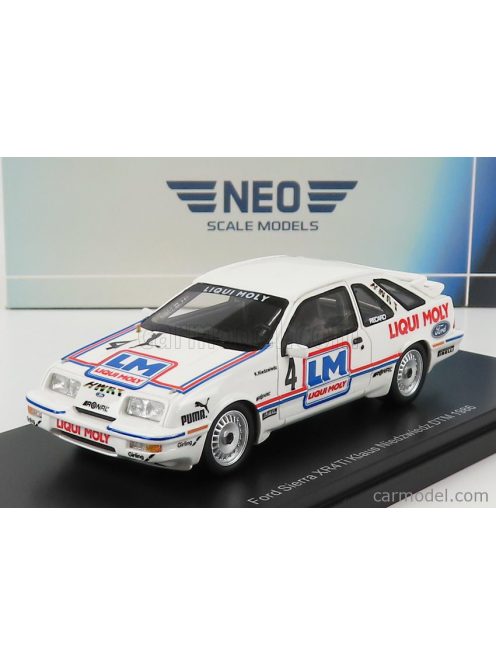 Neo Scale Models - Ford England Sierra Xr4Ti Team Liqui Moly N 4 Dtm Season 1986 K.Niedzwedz White