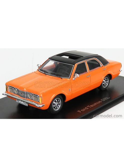 Neo Scale Models - Ford England Taunus Gxl Mki 1973 Orange Black