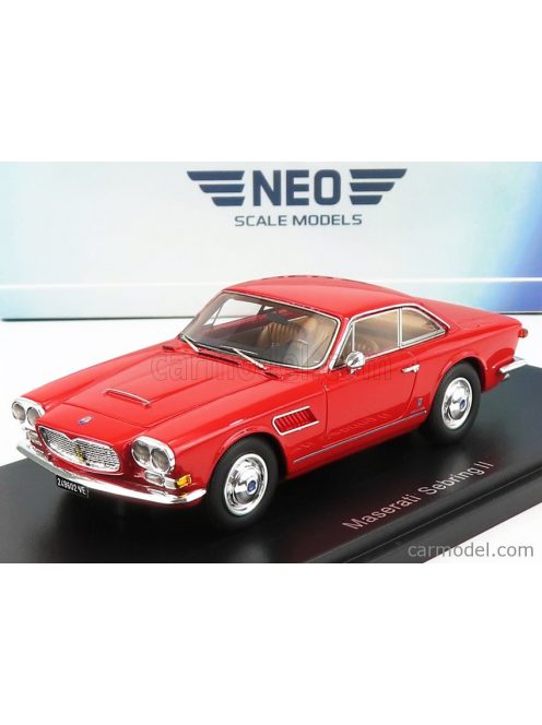 Neo Scale Models - Maserati Sebring 2-Series 1964 Red