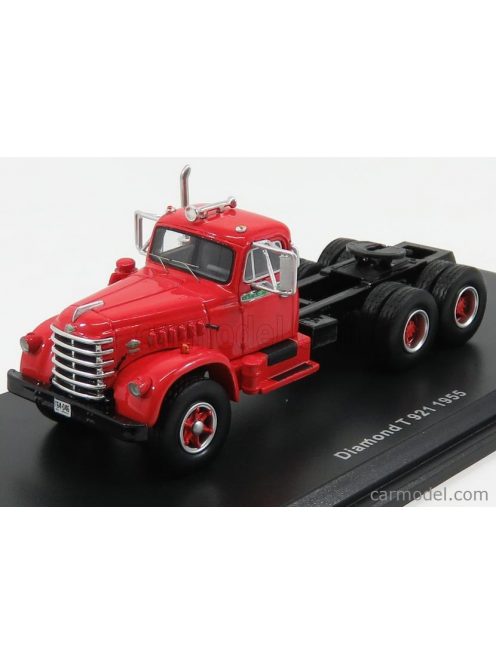 Neo Scale Models - Diamond T921 Tractor Truck 3-Assi 1955 Red Black