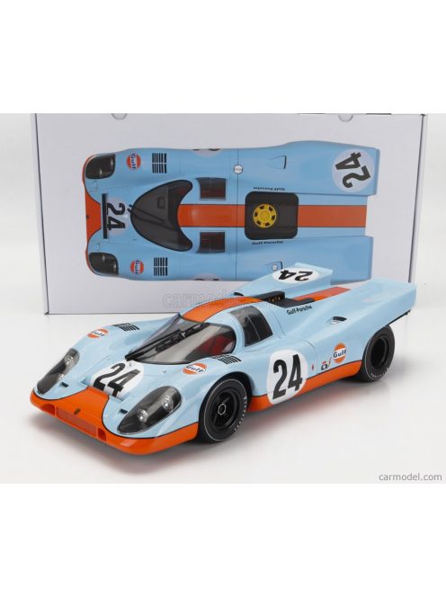 Norev - Porsche 917K Team John Wyer Automotive Engineering N 24 1000Km Spa 1970 J.Siffert - B.Redman Light Blue Orange