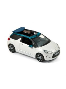 Norev - 1:43 Ds 3 Cabrio 2015 - Pearl With & Emerald Green