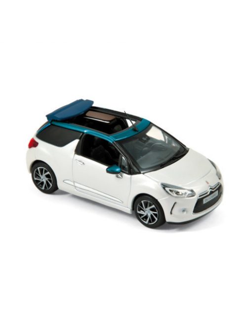 Norev - 1:43 Ds 3 Cabrio 2015 - Pearl With & Emerald Green