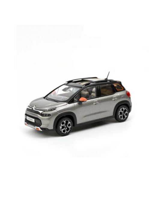 Norev - 1:43 Citroen C3 Aircross 2021 - Platinium Grey & Black Roof & Orange Deco