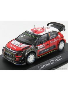   Norev - Citroen C3 Wrc Abu Dhabi N 7 Rally Pologne 2017 A.Mikkelsen - A.Jaeger Red White Black