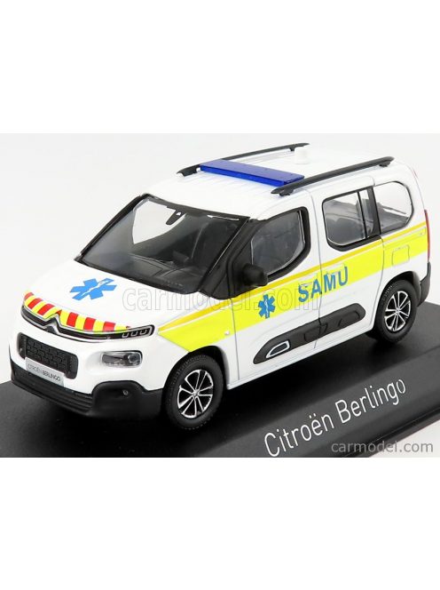 Norev - Citroen Berlingo Ambulance Samu 2020 White Yellow